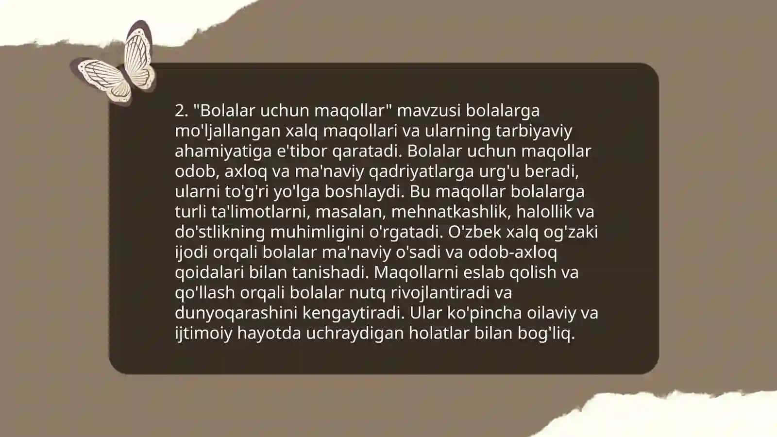Boshlanĝich sinfda xalq oĝzaki ijodi ustida ishlash 4