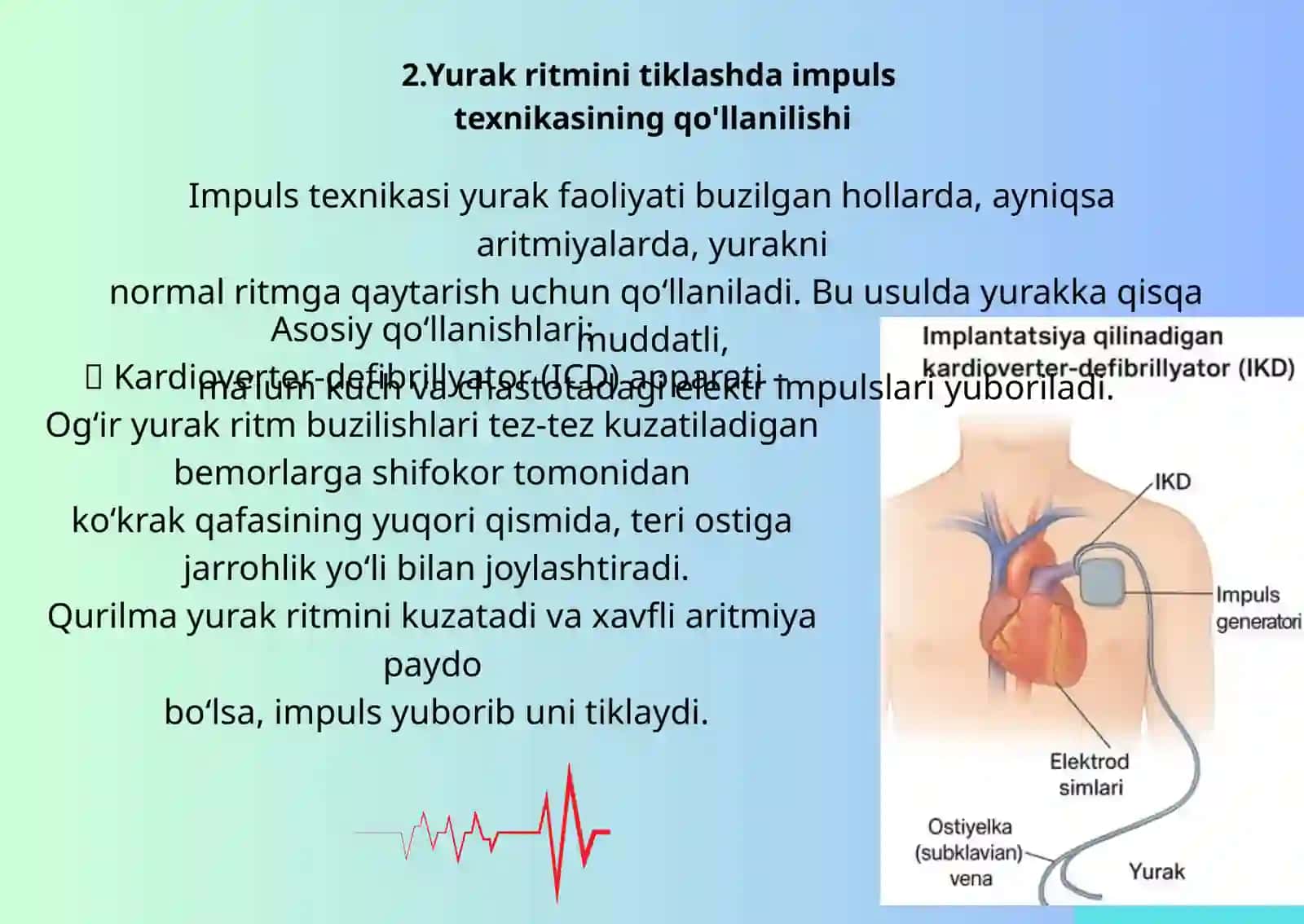 Yurak ritmi buzilishlari (aritmiyalar) 4