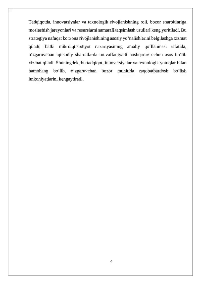 ORTA BIZNES UCHUN UCH YILLIK RIVOJLANISH STRATEGIYASI 4
