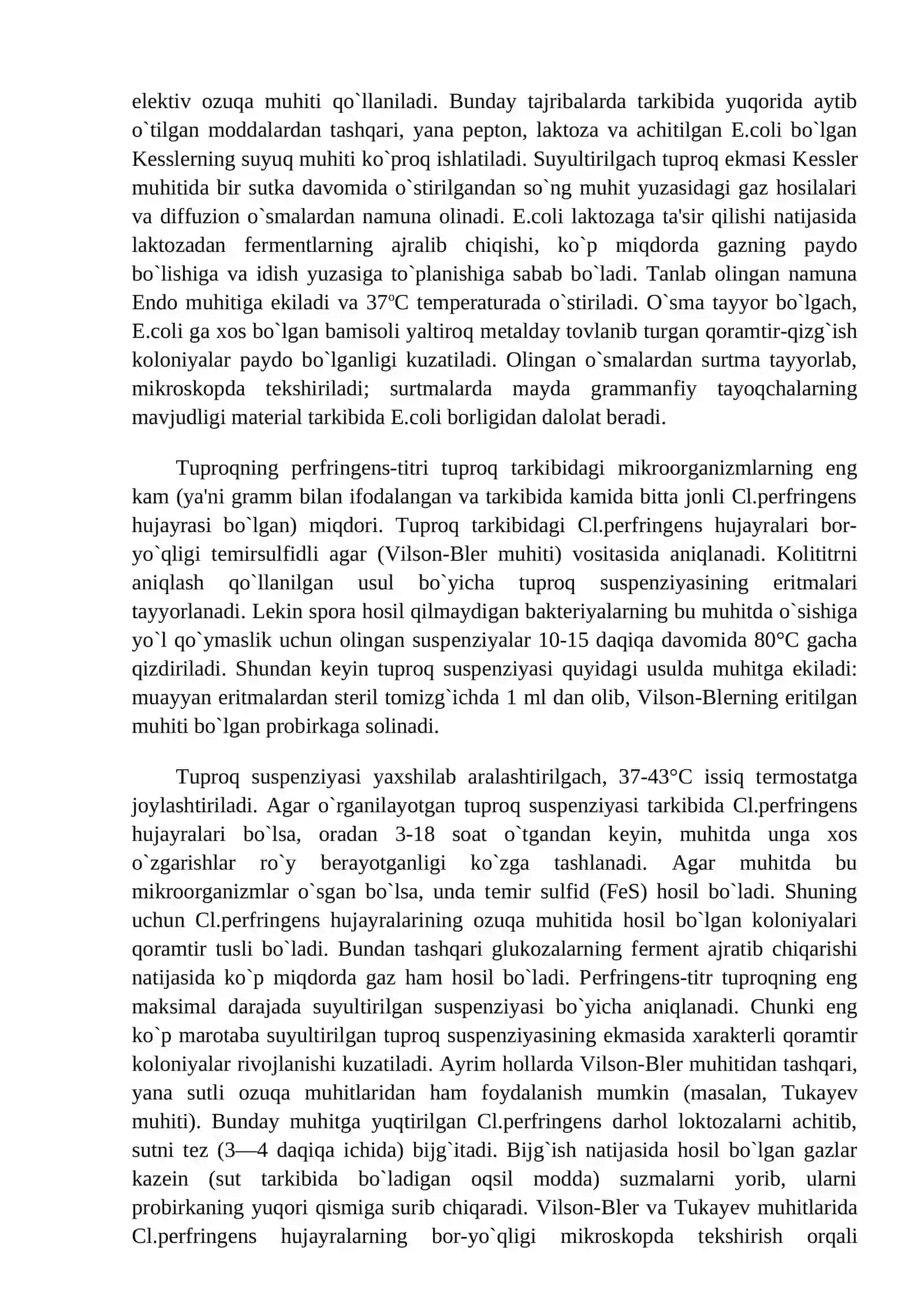 Tuproq, Suv va Havo Mikrobiologiyasi 4