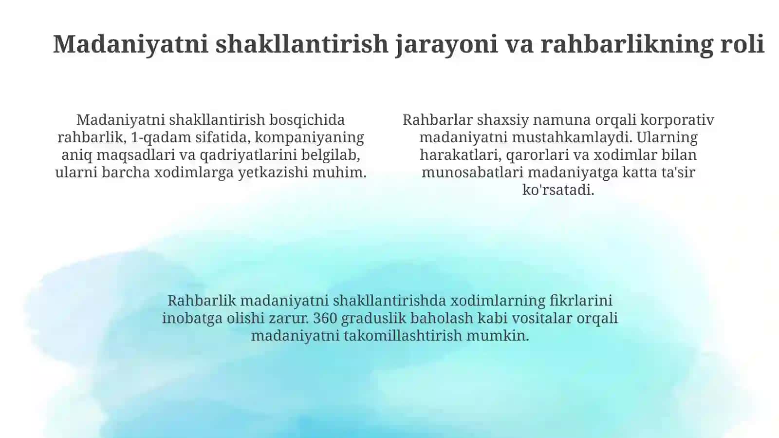 Korporativ madaniyatni shakllantirish 4