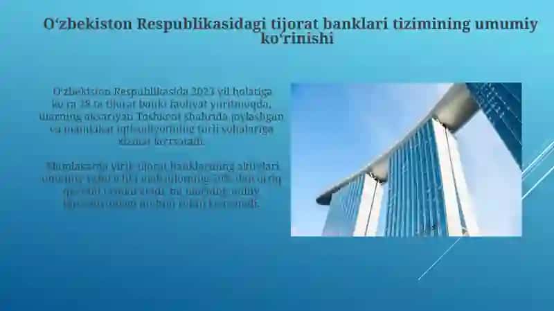 Banklararo munosabatlar va raqobat muhiti 4