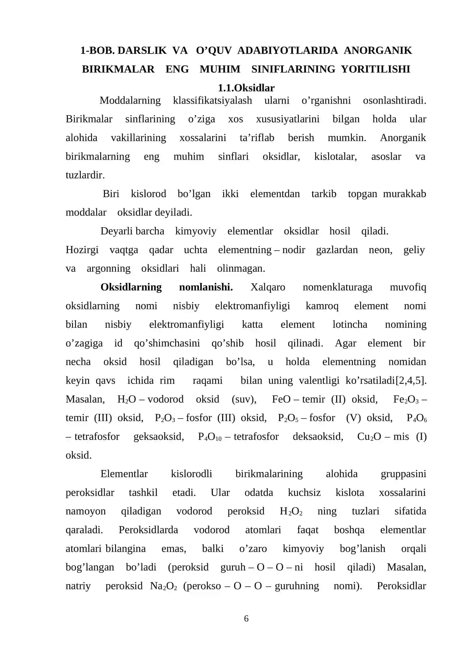 Maktab kimyo kursida noorganik birikmalarning asosiy sinflarini o’qitish metodikasi 4