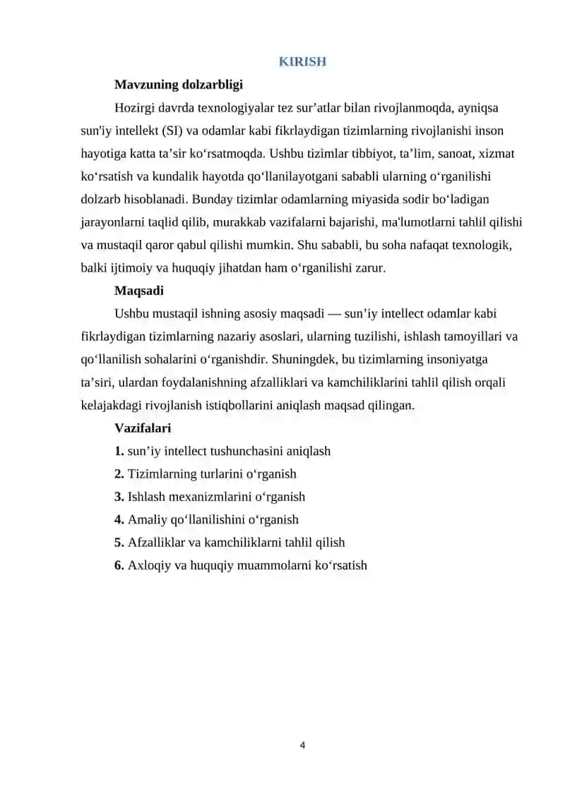 Sun'iy intlekt tushunchasi. 4
