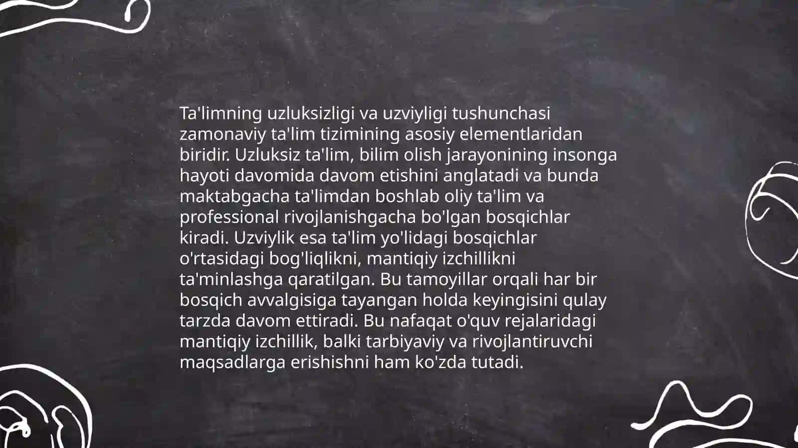 Davlat ta’lim siyosatining asosiy yo‘nalishlari 4