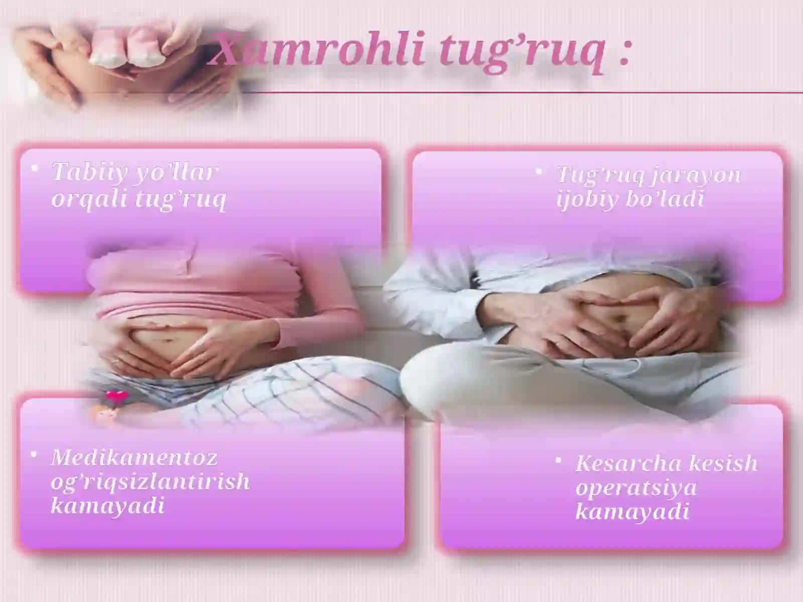 Tug’ruq davrlari olib borish 4