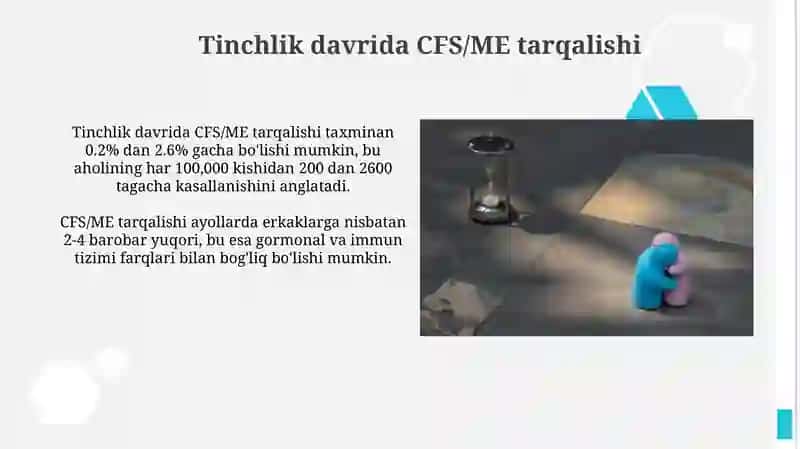 Tinchlik davrida surunkali charchoq sindromi 4