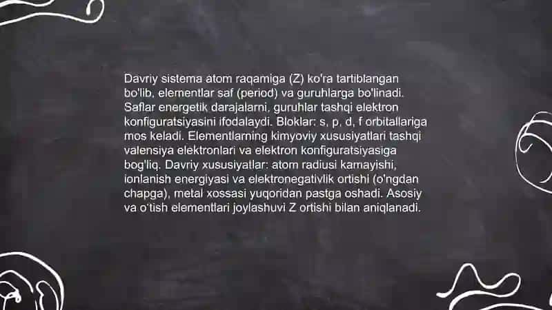 Davriy qonun va davriy sistema 4