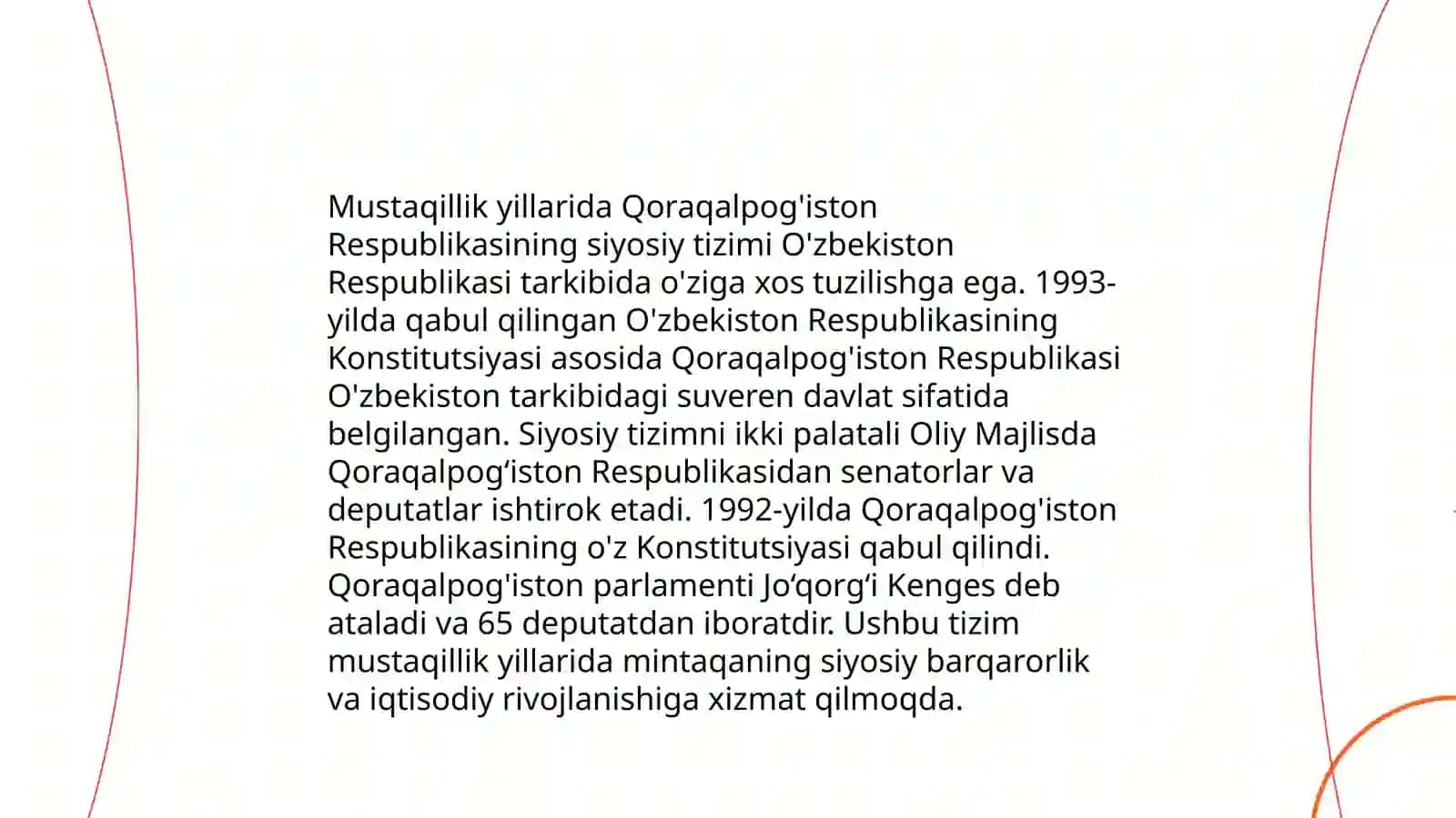 Mustaqillik yillarida Qoraqalpog’iston Respublikasi 4