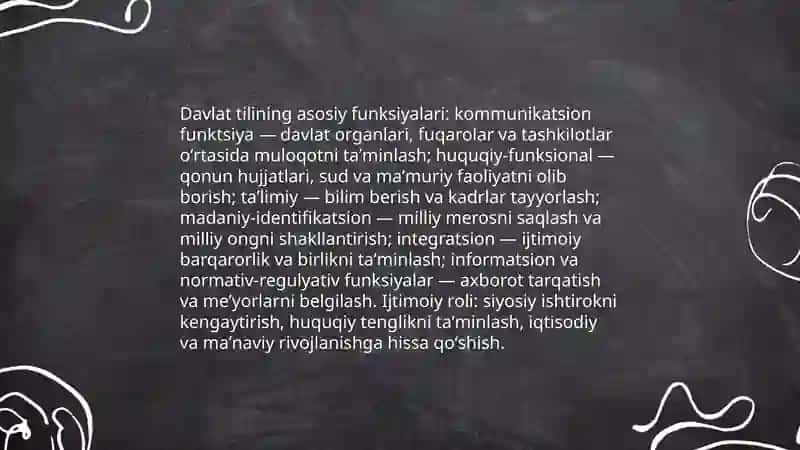 Davlat tilida ish yuritish asoslari 4