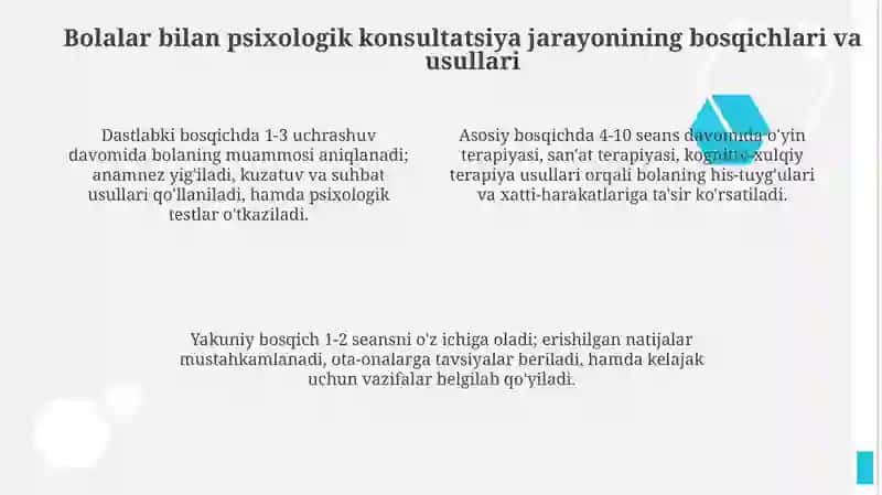 Bolalar amaliy psixologining psixologik konsultatsiya faoliyati 4
