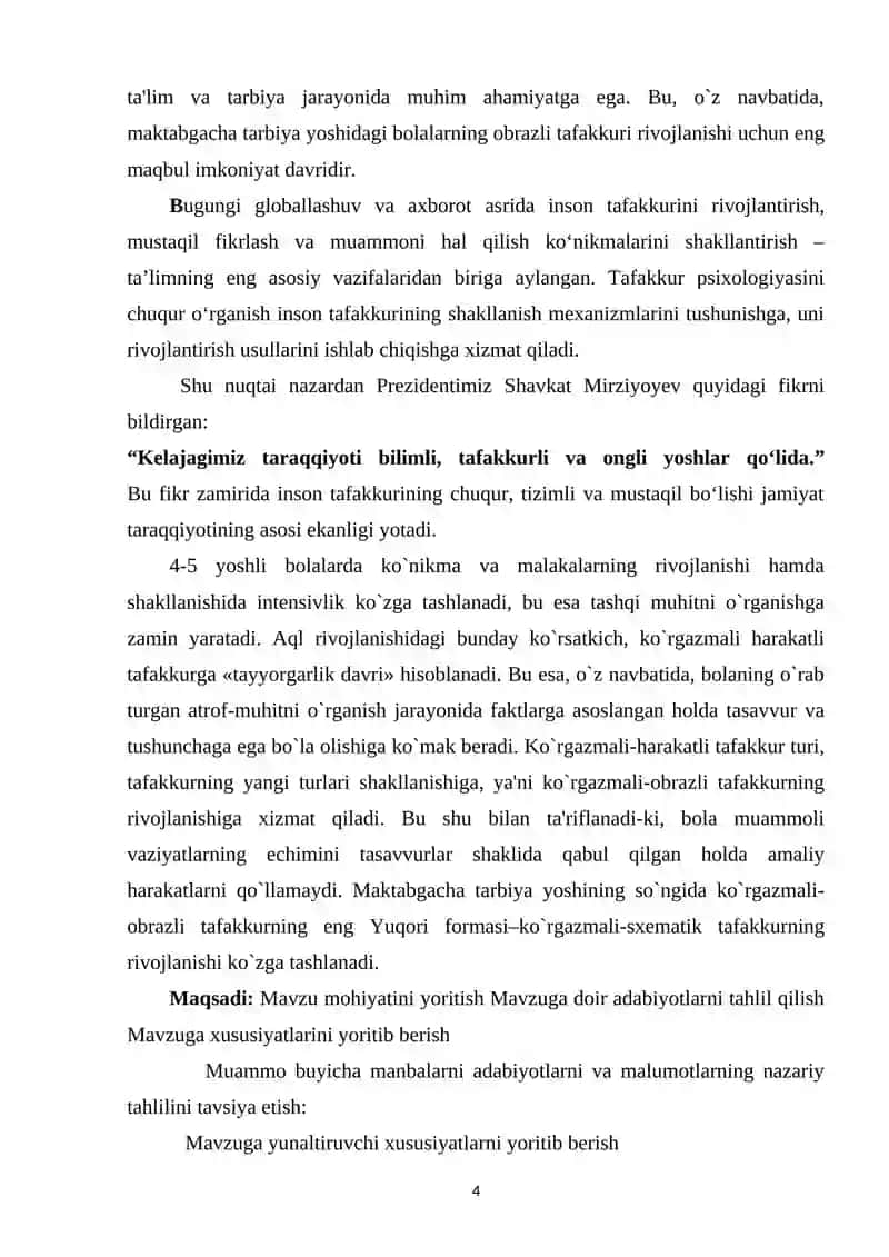 Tafakkurni bilish faoliyati sifatida o‘rganish 4
