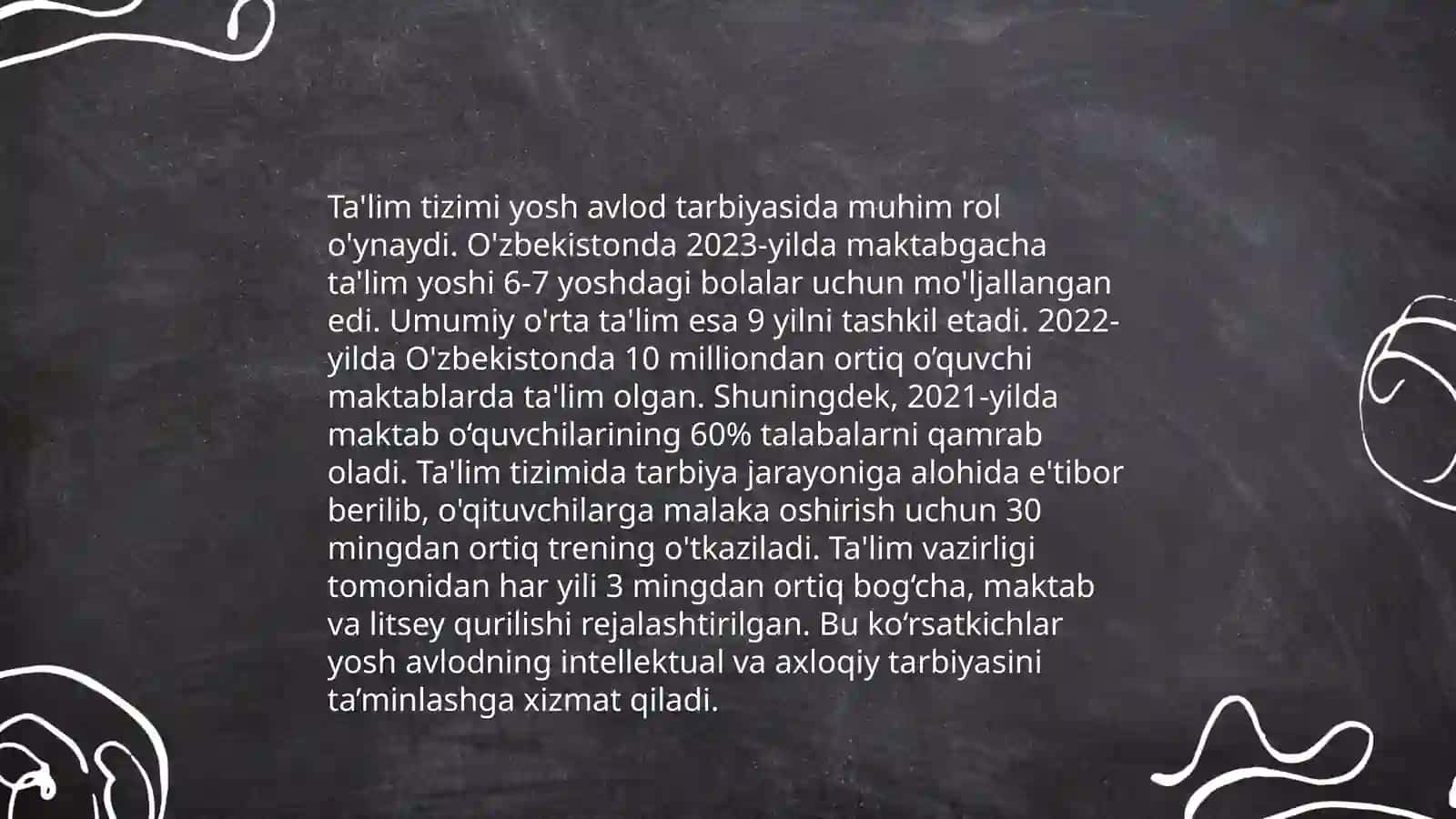O'zbekistonda yosh avlodni tarbiyalashning asosiy omillari 4