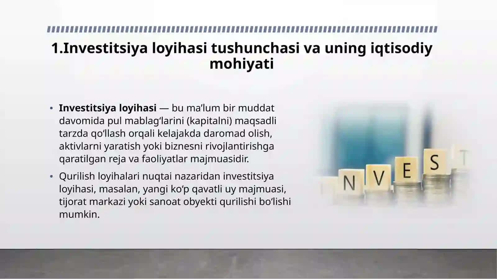 Qurilish loyihalarida investitsiya xavflarini aniqlash va boshqarish usullari 4
