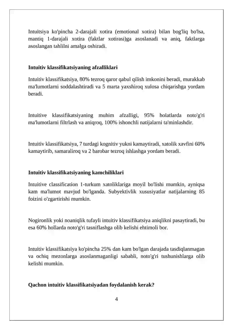 Sezgilar tasnifi 4