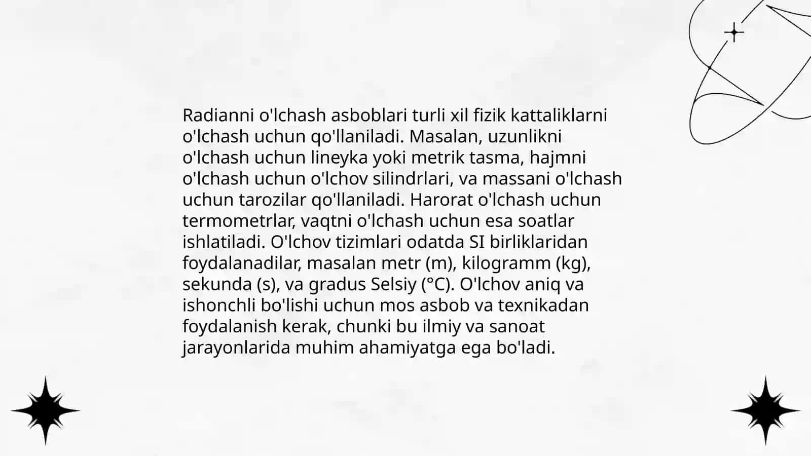 Burchak oʻlchov birliklari 4