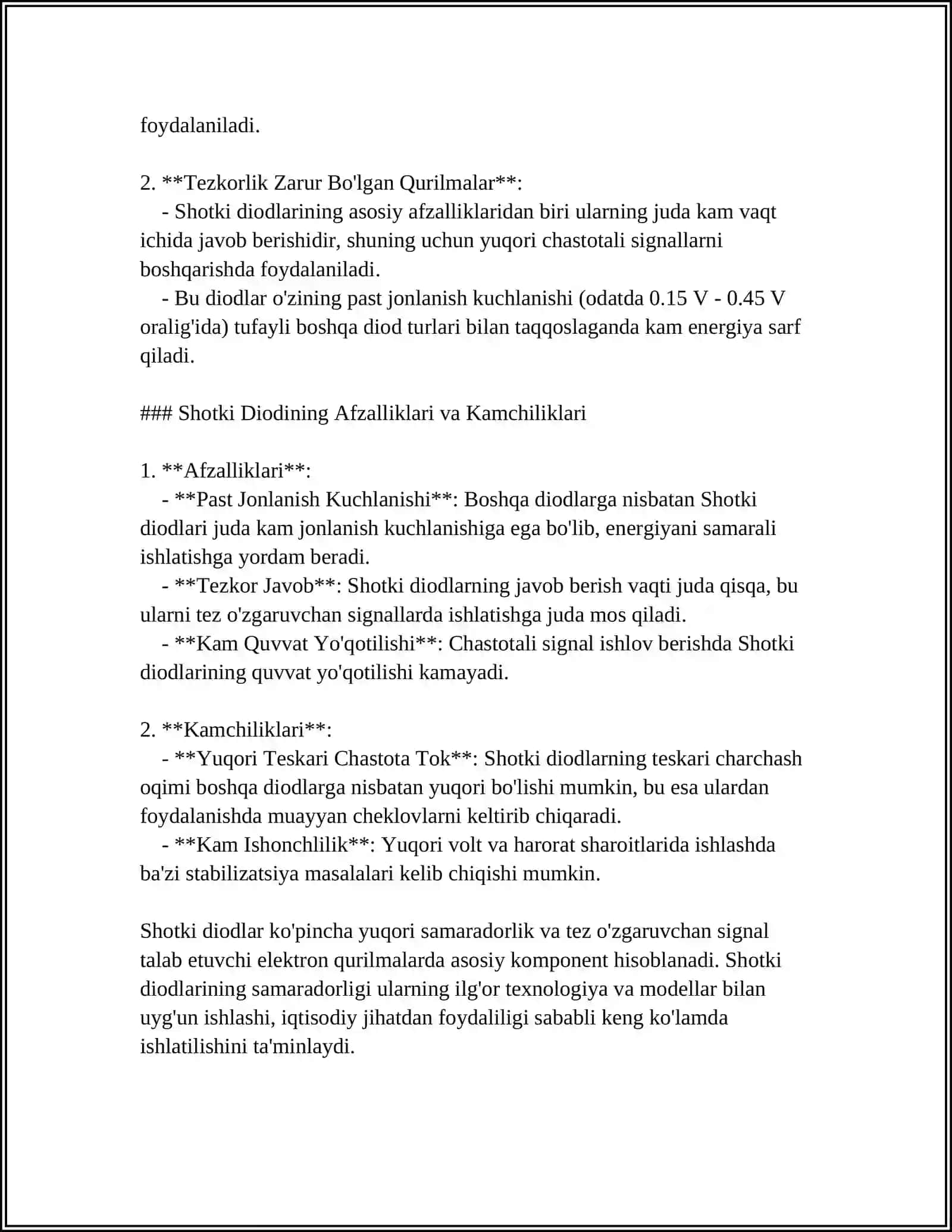 Shotki diodlari 4