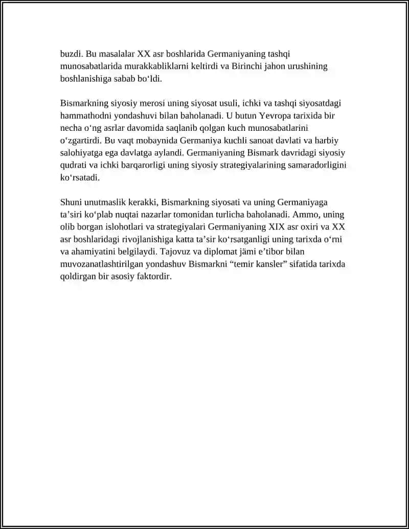 XIX ASR OXIRI XX ASR BOSHLARIDA GERMANIYA 4