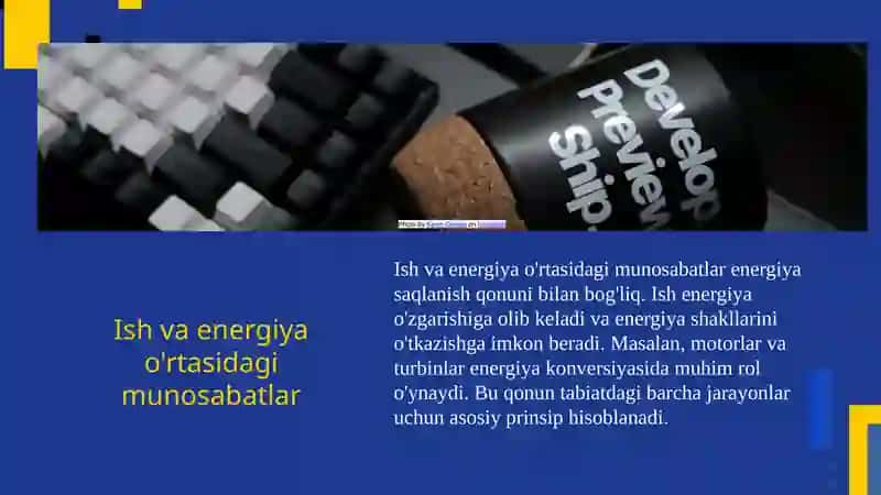 Ish va energiya 4
