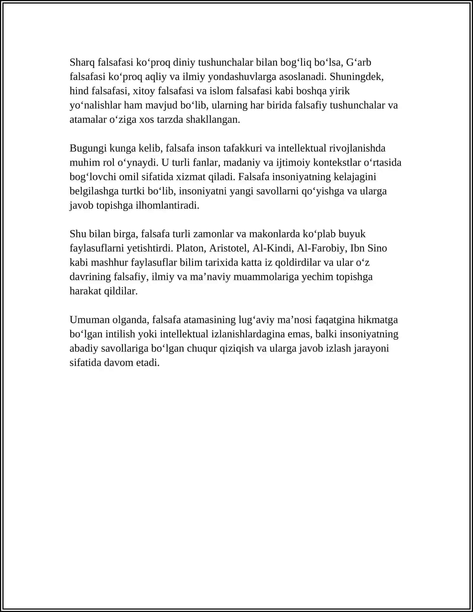 FALSAFA ATAMASINING KELIB CHIQISHI VA FANNING MAZMUN MOHIYATI 4