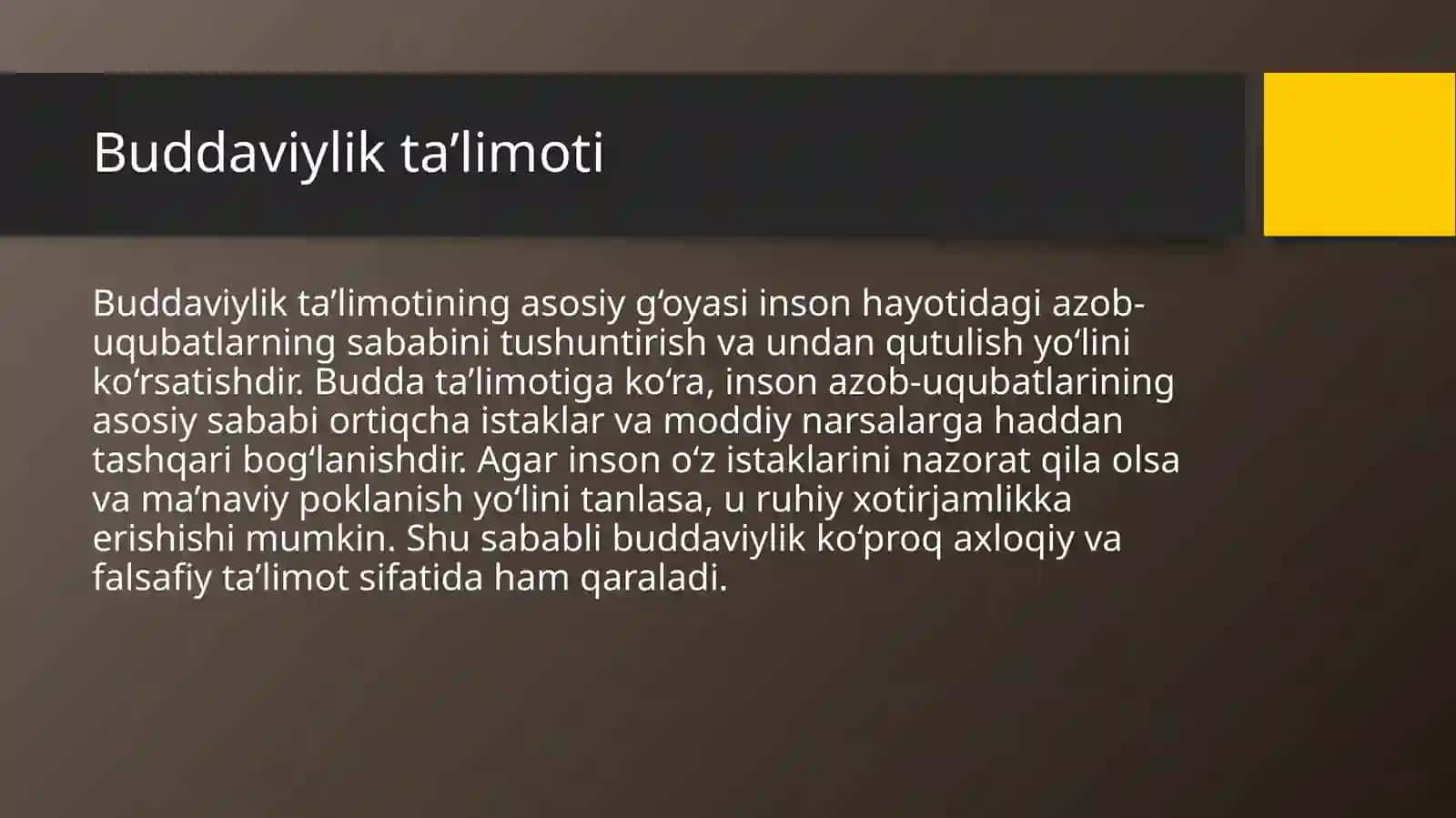 Oʻzbekistondabuddaviylikdinining tarixiy ildizlari 4