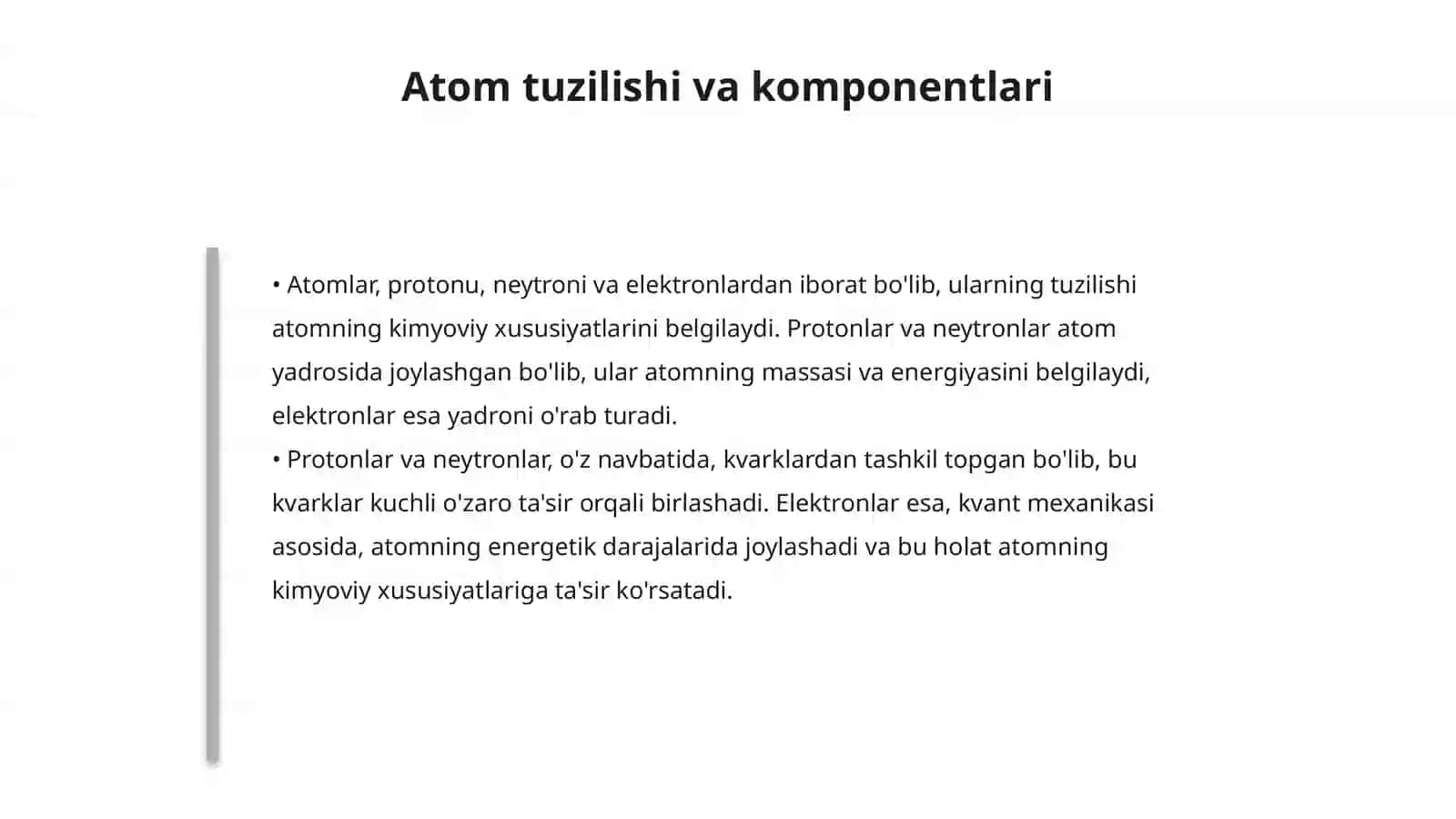 Atom fizikasi.Atom modellari 4