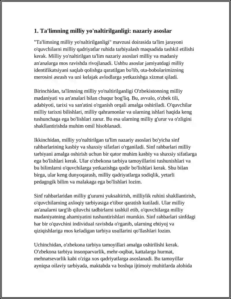 TALIMNING MILLIY YONALTIRILGANLIGI 4