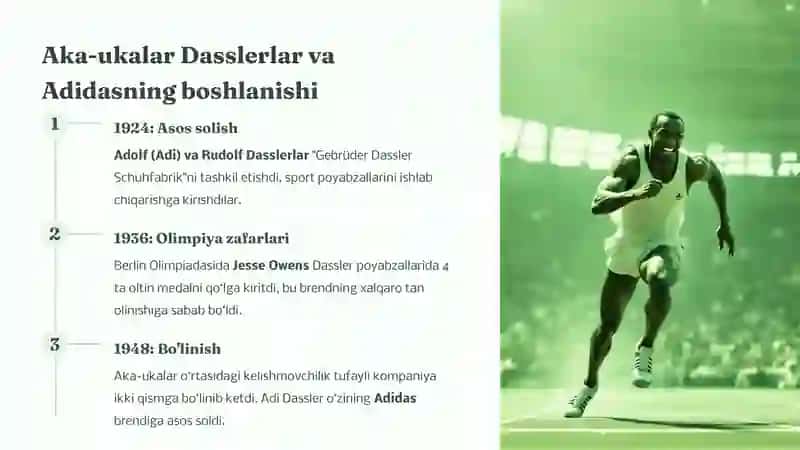Adidas: Tarix, Innovatsiyalar va Global Strategiyalar 4