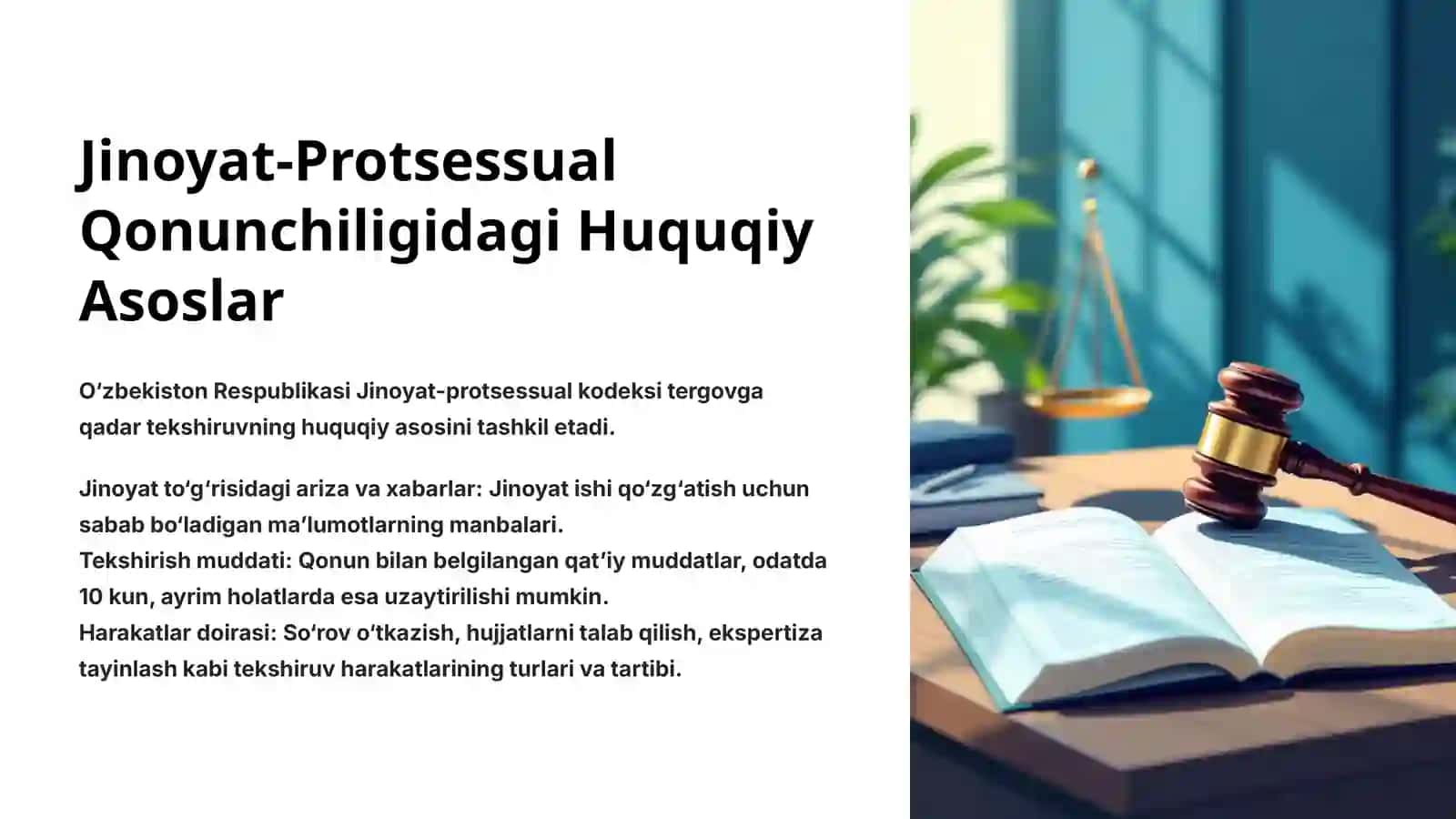 Jinoyat Protsessida Tergovga Qadar Tekshiruv O‘tkazish Masalasi 4