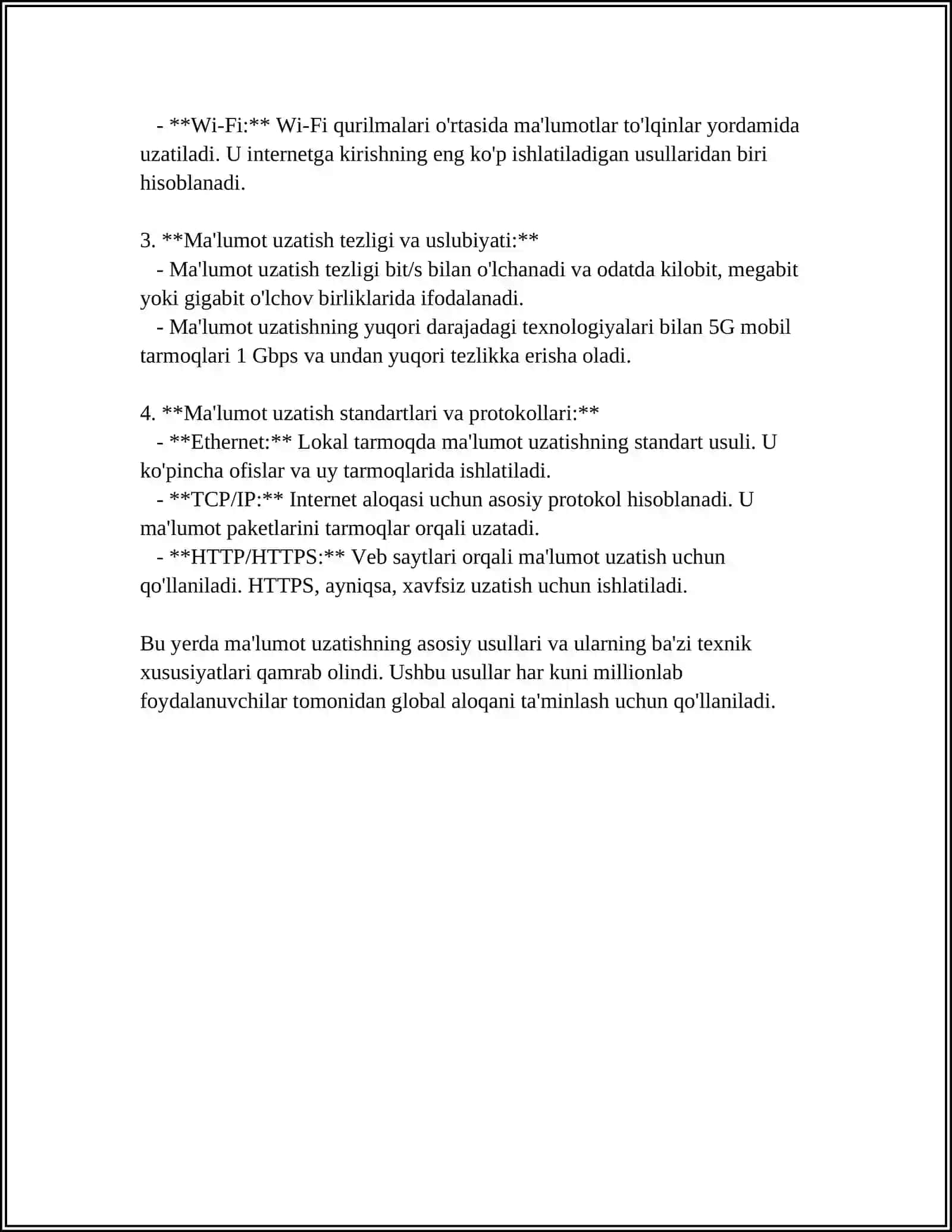 KOMPYUTER VA TASHQI QURILMA ORASIDA MAʼLUMOT UZATISH 4
