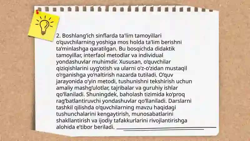 Boshlangʻich taʼlim mazmuni va mohiyati 4