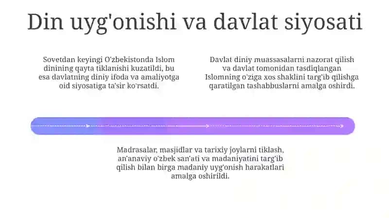 Mustaqillik yillarida oʻzbekistonda manaviy madaniy taraqqiyot 4