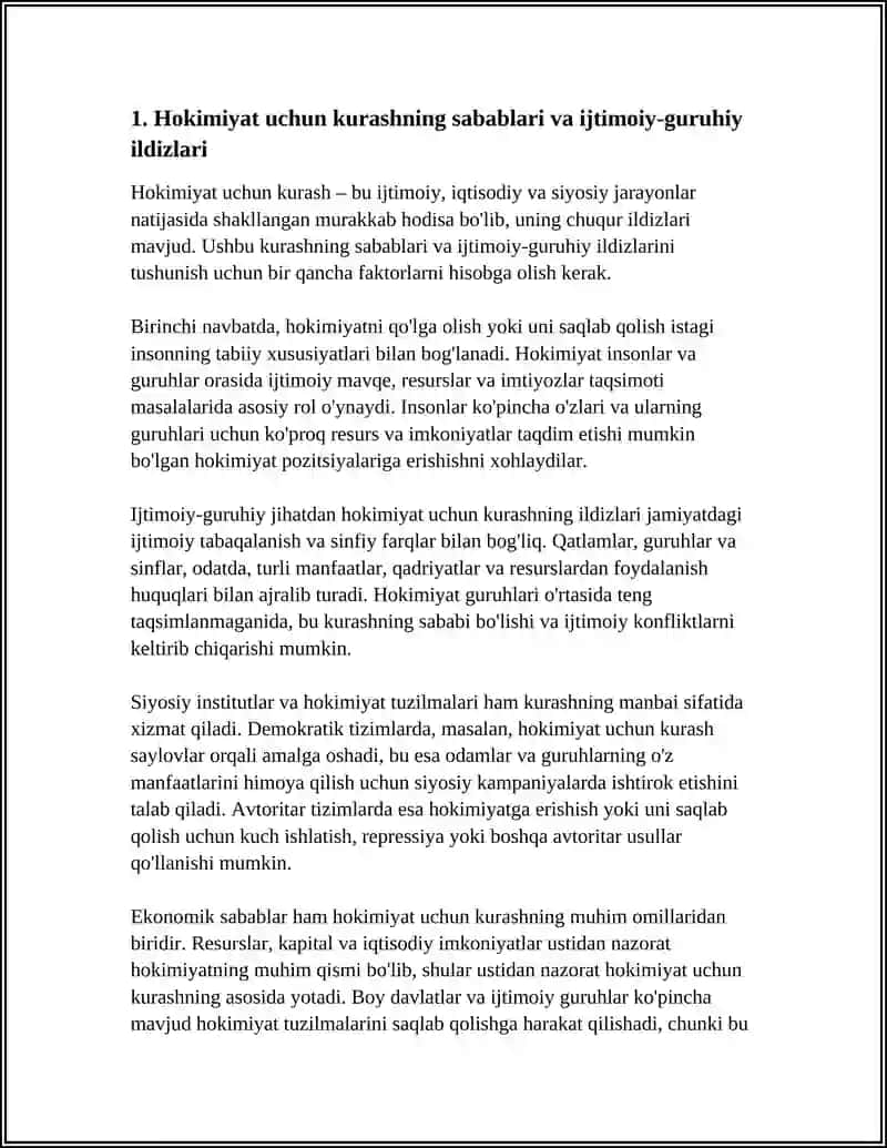 HOKIMIYAT UCHUN KURASH VA HOKIMIYAT USTIDAN NAZORAT MASALALARI 4