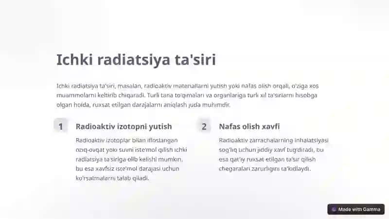 Ionlashtiruvchi nurlanishning biologik ta'siri 4