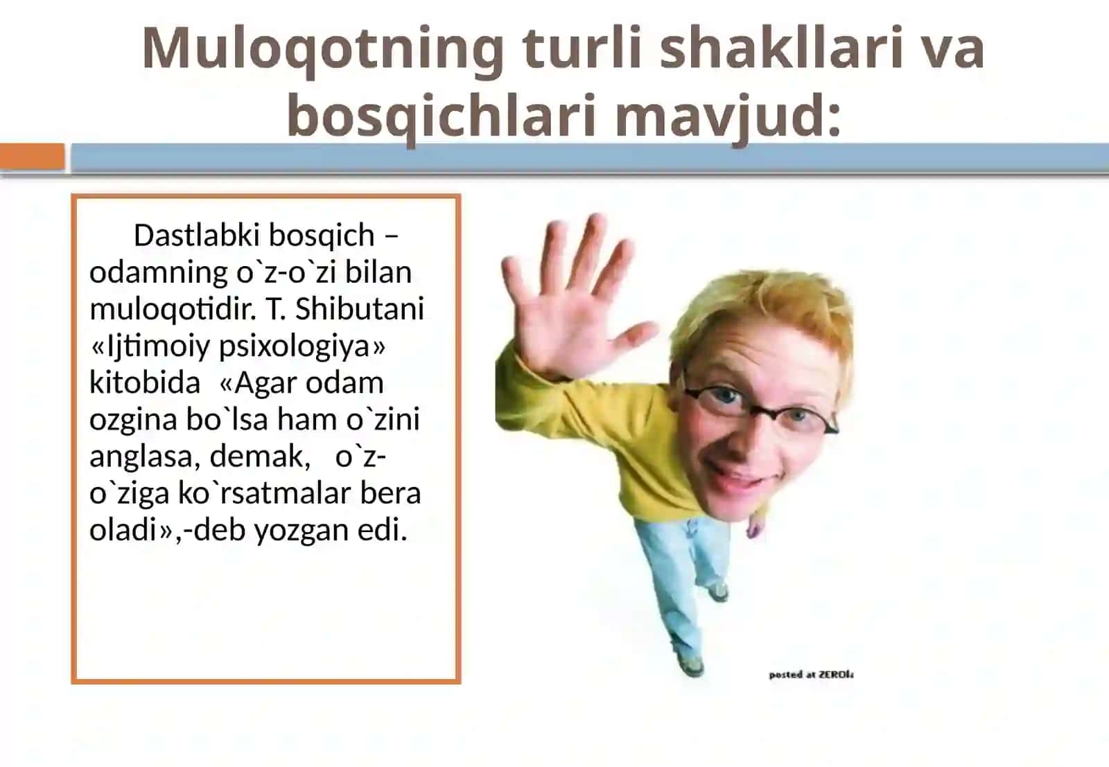 TOJIYEVAZILOLAning Tarbiyafanidantayyorlagan LOYIHA ISHI 4