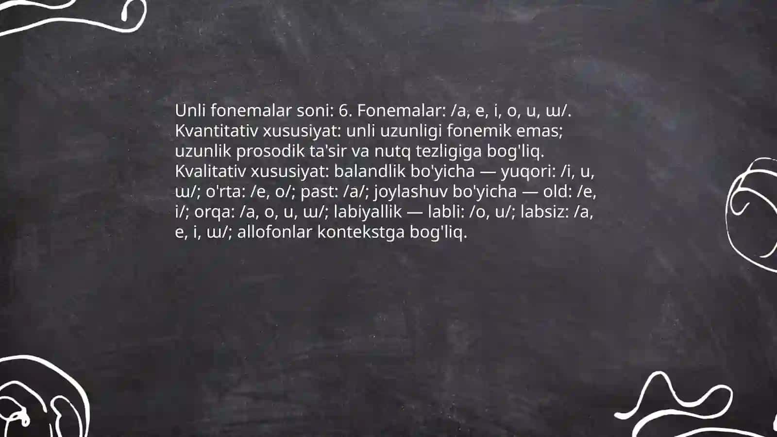 Hozirgi zamon ona tilining fonetik tizimi (sistemasi) haqida 4