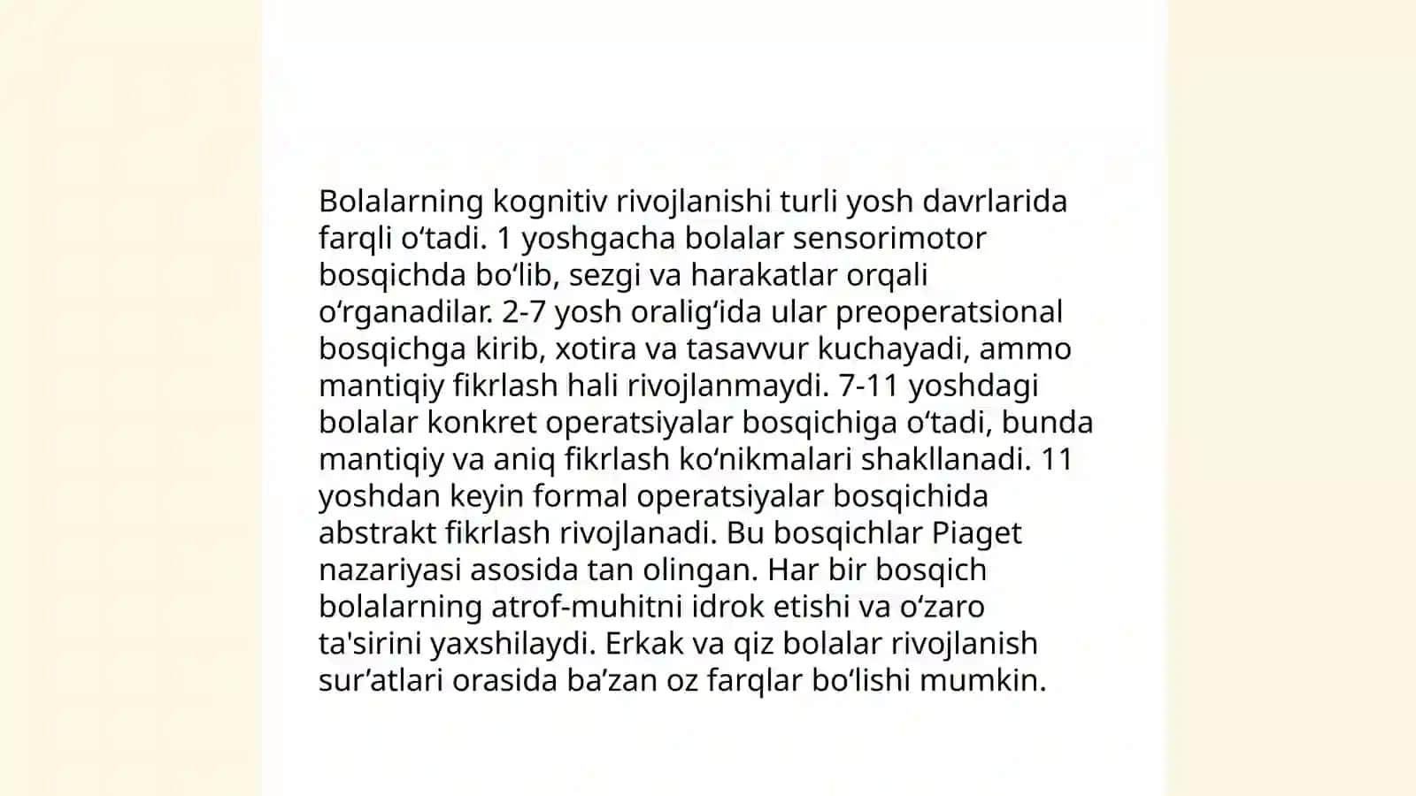 Ilk qadam dasturi 4