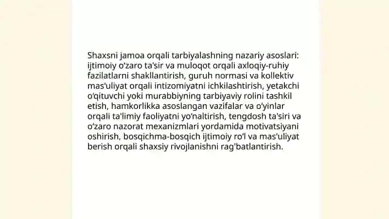 Sharq allomalarining tarbiya metodlari haqidagi fikrlari 4