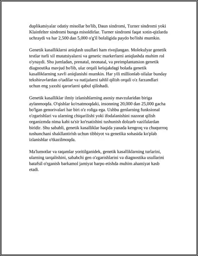 GEN KASALLIKLARI 4