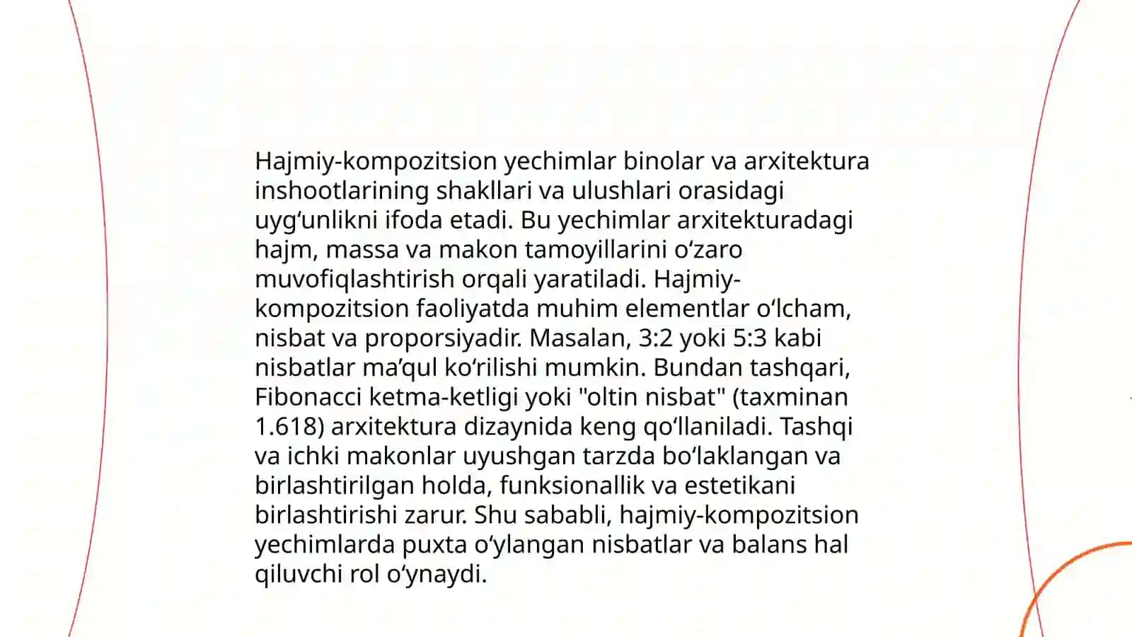 Turar-joy binolarini hajmiy-tarxiy yechimlarini tahlil qilish 4
