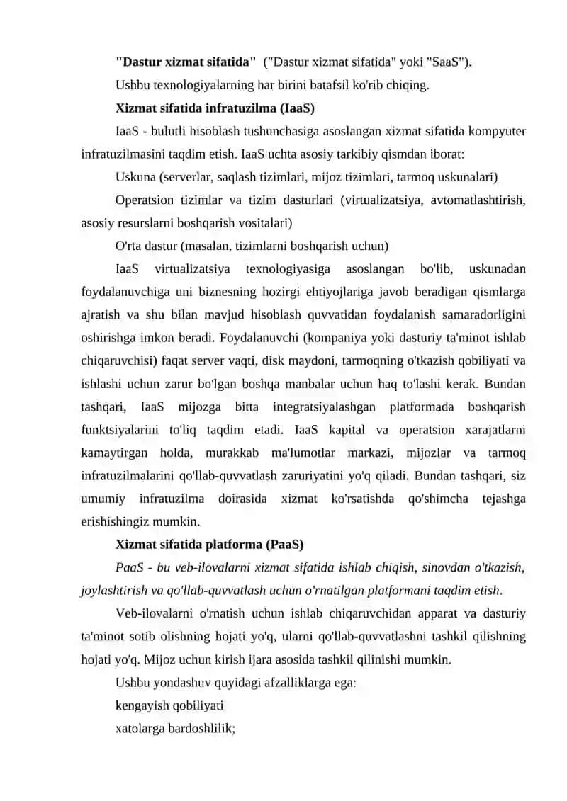 Iqtisodiyotda bulutli texnologiyalari va axamiyati 4