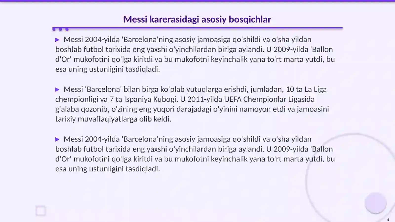Messi 4