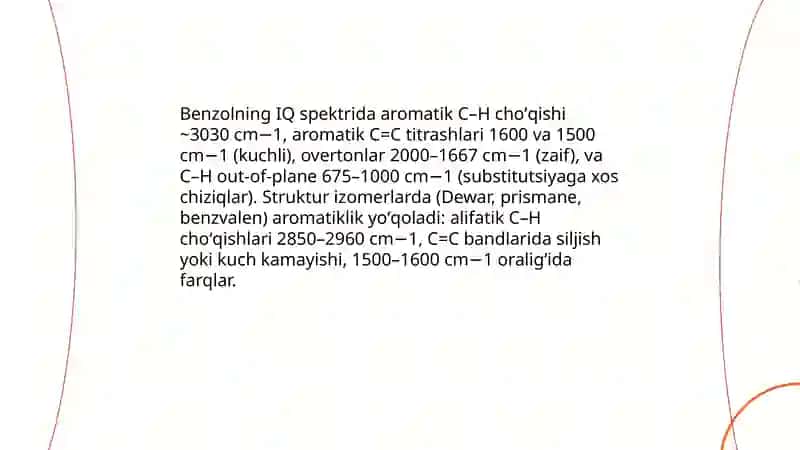 Aromatik uglevodorodlar va geteroaromatik birikmalarning IQ spektrlari 4
