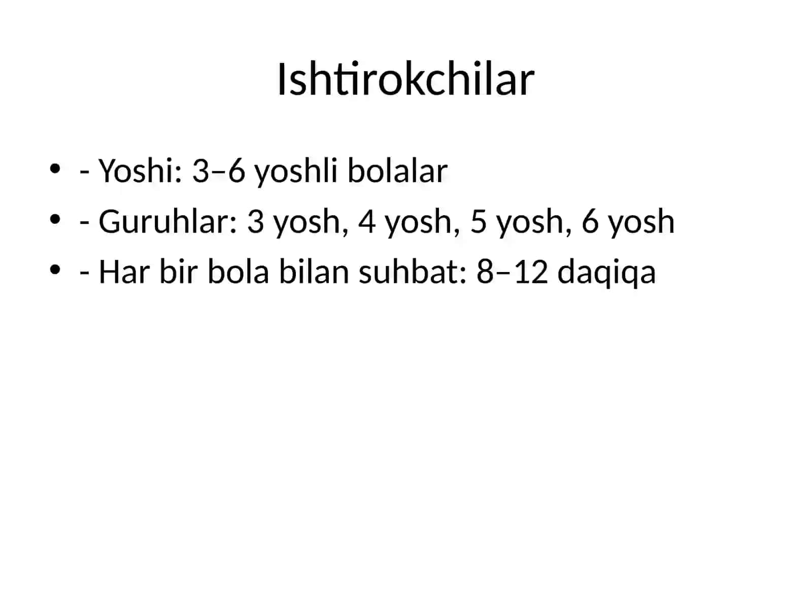 Bog‘cha yoshidagi bolalar nutqi bo‘yicha lingvistik eksperiment 4