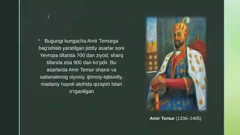 Amir Temur va Temuriy davridagi iqtisodiy g'oyalar va siyosat 4