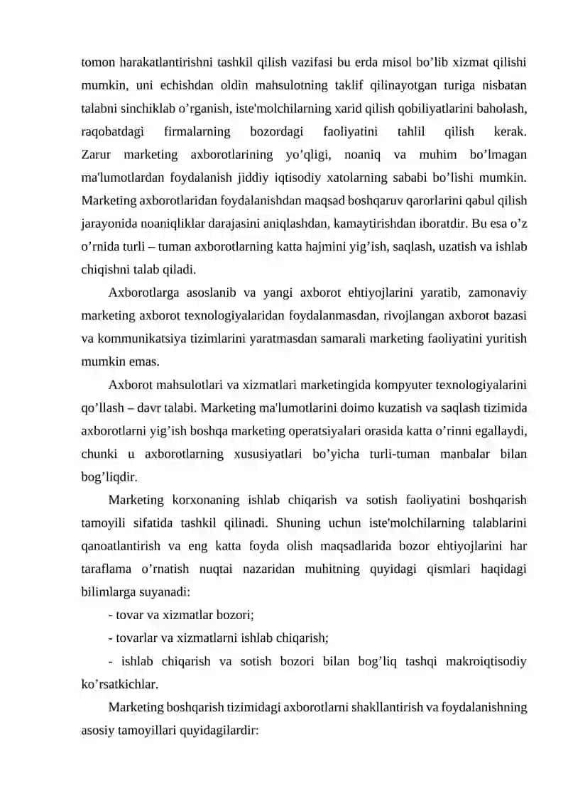 Marketing axborot boshqaruv tizimlari 4