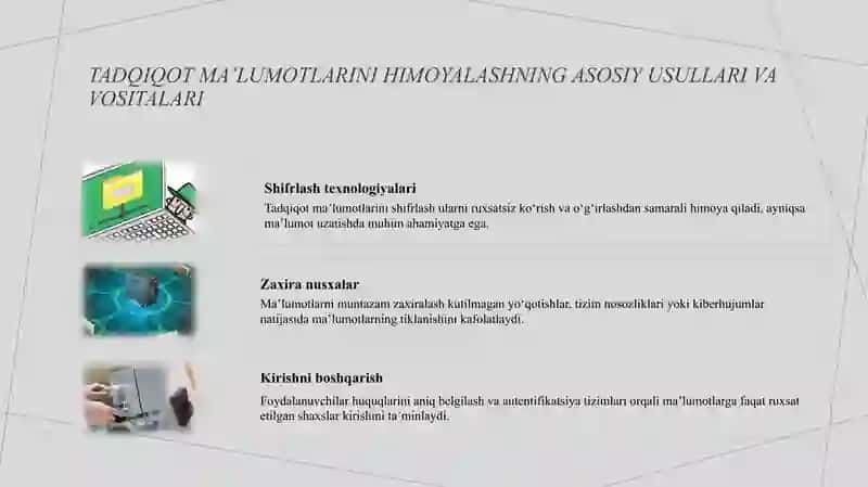 Ilmiy tadqiqotda axborot va axborot xavfsizligi 4