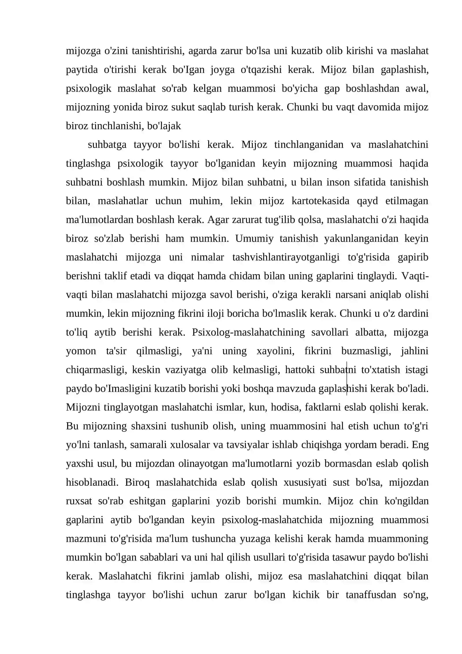 Konsultatsiya bosqichlari va strukturasi 4