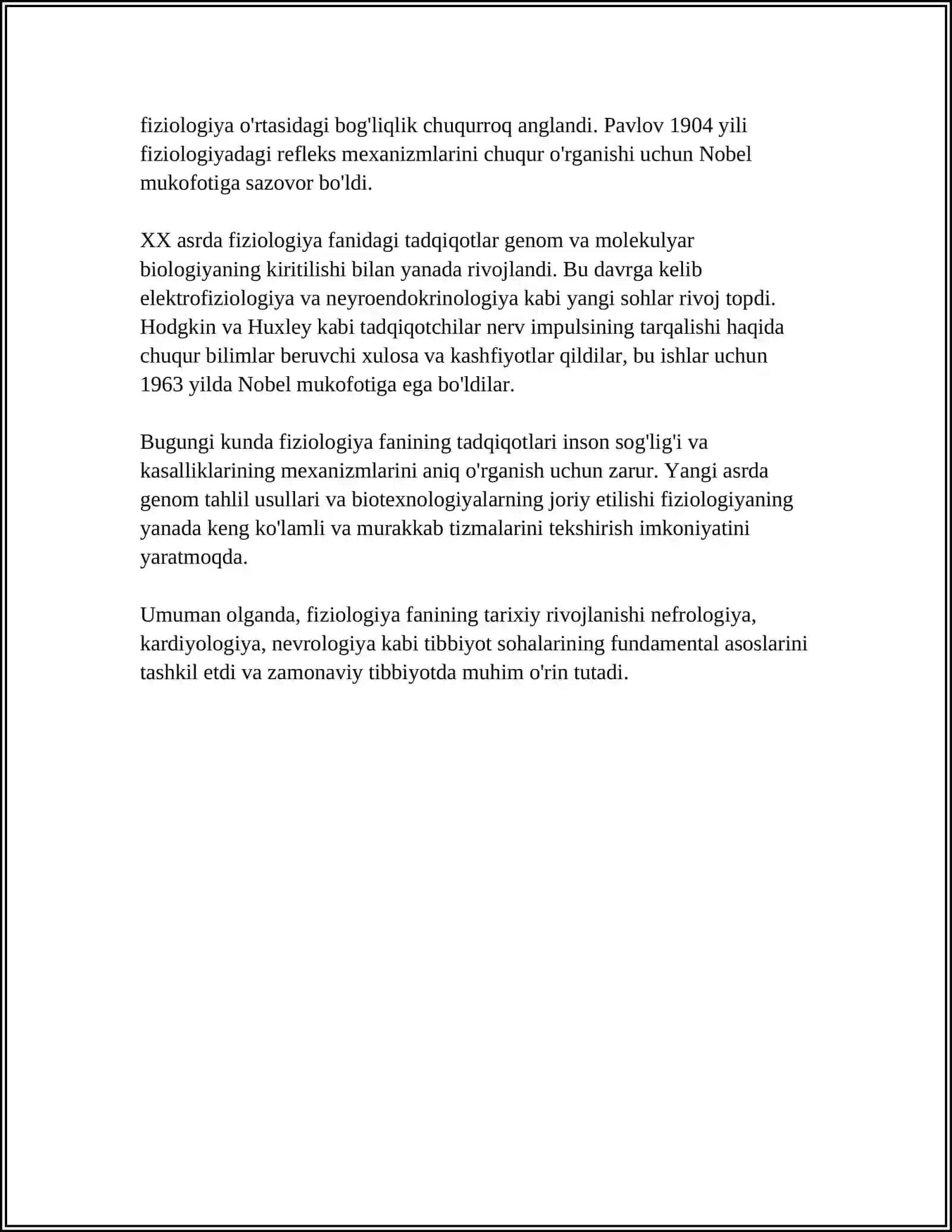 FIZIOLOGIYA FANINING QISQACHA TARIXI VA RIVOJLANISH BOSQICHLARI 4
