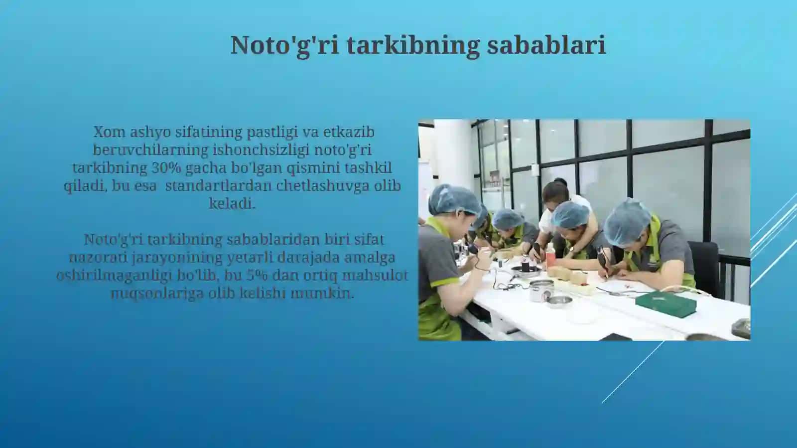 Boyitilgan mahsulotlarning tarkibini o'rganish 4